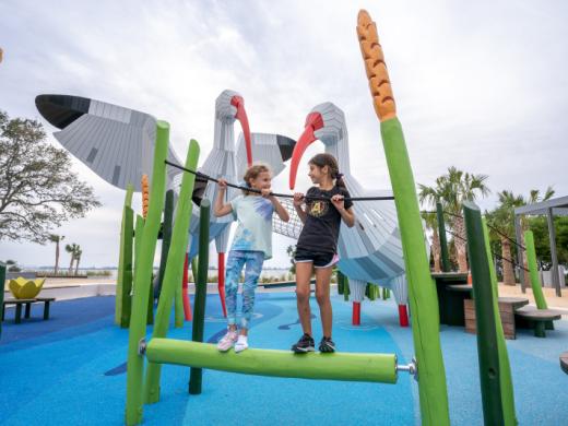 Ibis Playground - The larger-than-life ibis birds, fondly named Sara and Zota, welcome children of all ages to play, laugh, and have fun. Photo 3