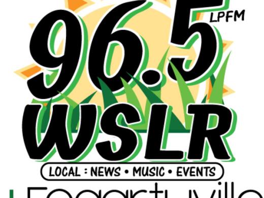 WSLR+Fogartyville Logo - 525 Kumquat Court is home to WSLR, a nonprofit community radio station, and Fogartyville, an arts and entertainment venue available for rentals. Photo