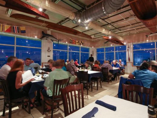 Indoor & upstairs dining features panoramic views of Sarasota Bay Photo 5