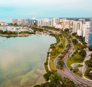Downtown Sarasota Aerial
