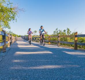 Biking on the Legacy Trail