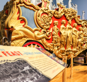 Gold & Red Decor in the the Ringling Circus Musem