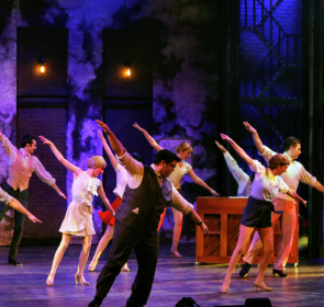 Dancers preforming on stage