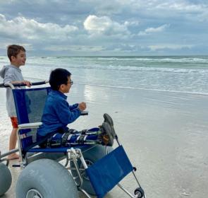 Wheelchair Family at the Beach