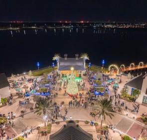 waterside place at christmas time