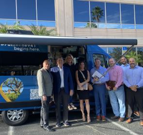 VSC Board in front of AVA