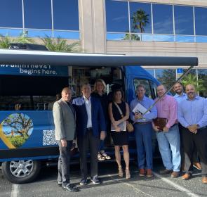 VSC Board in front of AVA