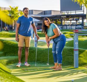 Mini golf at PopStroke