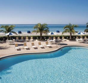 lido beach resort gulf view from pool