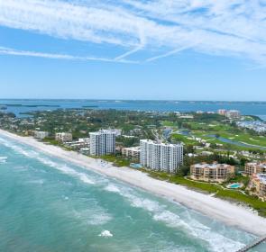 longboat key aerial shot
