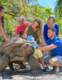 Family at Sarasota Jungle Gardens