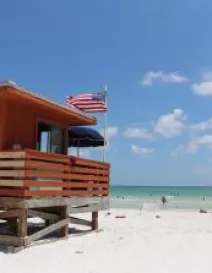 Lifeguard stand at Lido Beach