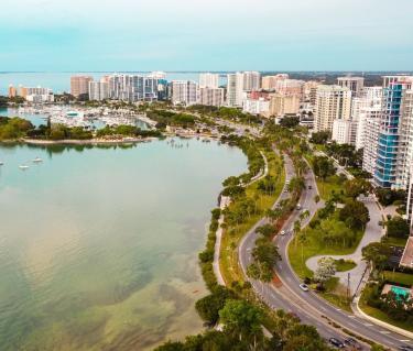 Downtown Sarasota Aerial