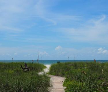 Longboat Key Boardwalk to the beach