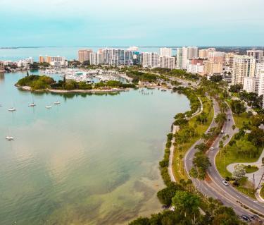 Downtown Sarasota Aerial