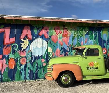 the bazaar on apricot and lime