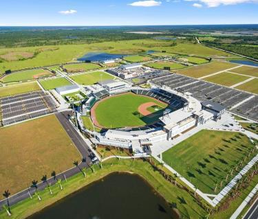 braves at cooltoday park florida stadium