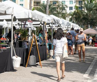 walking the markets of sarasota