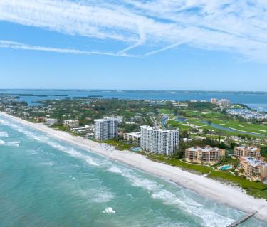 longboat key aerial shot