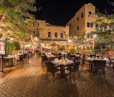 outside dining at bevardis salute