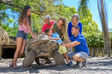 Family at Sarasota Jungle Gardens