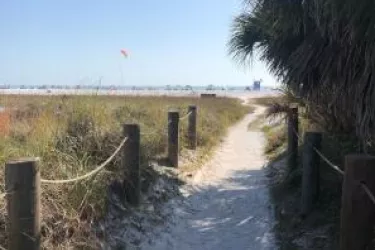 Beach Entrance walk way