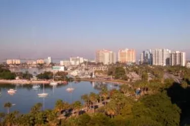 Distan view of Sarasota Skyline 