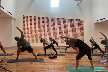 Yoga in the Galleries