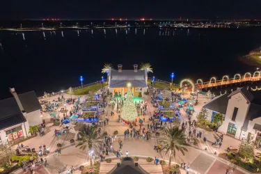 waterside place at christmas time