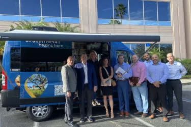 VSC Board in front of AVA