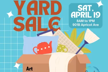 The artists of Creative Liberties and other local artists are making space for new inspiration with a "Creative Yard Sale" on Saturday, April 19, from 8 AM to 1 PM at 901B Apricot Ave