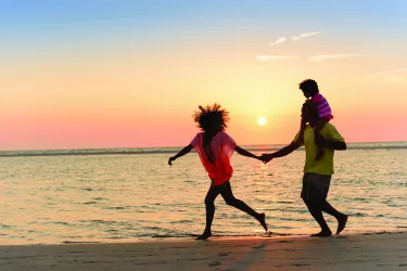 Beach couple