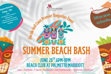 BEACH BASH SUMMER PALMETTO MARRIOTT 2025 LUAU
