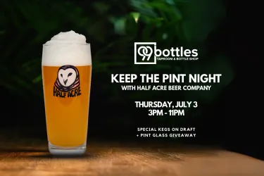 Keep The Pint Night with Half Acre Beer Company