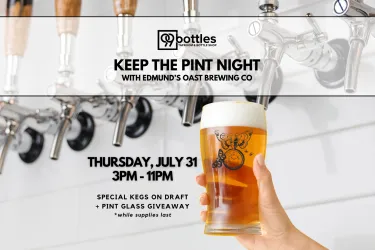 Keep The Pint Night with Edmund’s Oast Brewing Company
