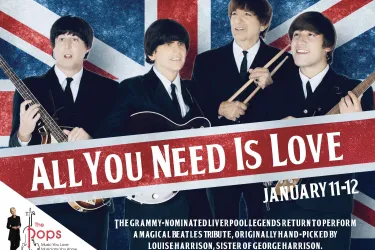 The Grammy-nominated Liverpool Legends return to perform a magical Beatles tribute, originally hand-picked by Louise Harrison, sister of George Harrison.