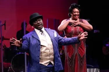 Leon S. Pitts II and Ariel Blue star in WBTT's production of 'Big Sexy: The Fats Waller Revue'