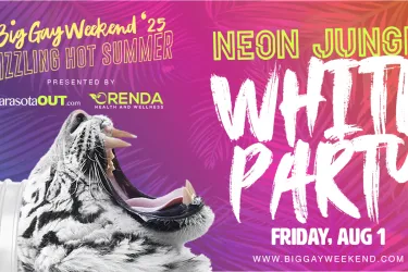 Neon Jungle White Party in Sarasota