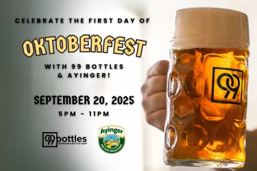 Opening Day of Oktoberfest at 99 Bottles!