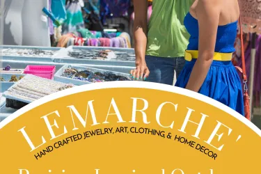 Saturday, November 8 from 10:00 am to 4:00 pm Le Marche Bohe'mien Outdoor Marketplace