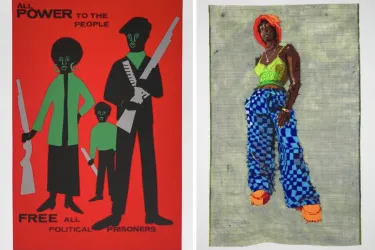 Ringling College Art Gallery Exhibition Roots & Resilience . Image: Faith Ringgold, Kandy G Lopez.
