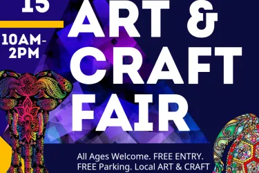 Arts and Crafts Fair, November 15th 10AM-2PM