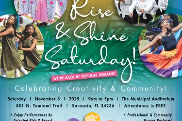 poster for family friendly event at Municipal Auditorium on November 8 from 9am to 5pm
