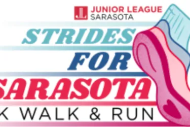 Logo for Strides for Sarasota by the Junior League of Sarasota