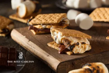S'mores at The Ritz-Carlton Beach Club