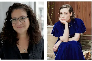 Migdalia Cruz and Lauren Marcus