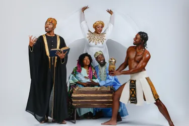 Cast members from WBTT's 'Black Nativity - Reimagined'