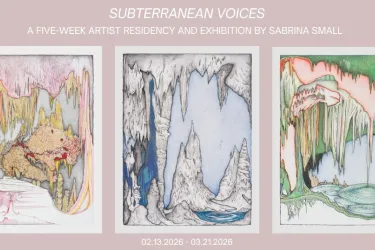 Promotional image for art exhibition