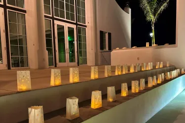 Luminary Bags on display