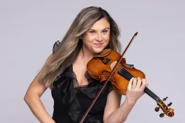 Margot on the Violin